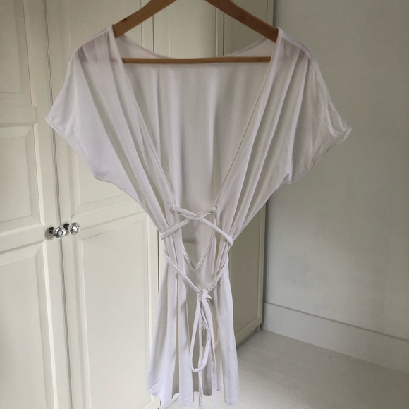 Lululemon tie back t shirt
